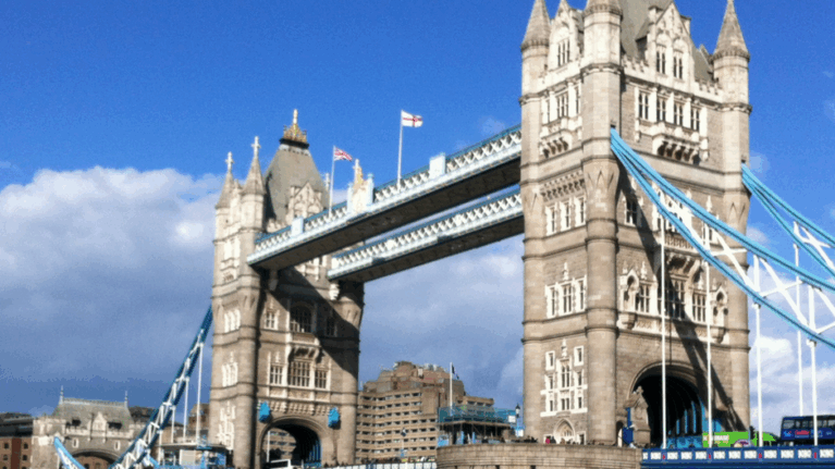 London Marathon at the Tower Bridge