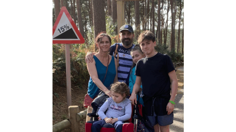 The Overall family at Center Parcs