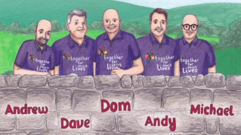 Hadrian's Wall trek illustration