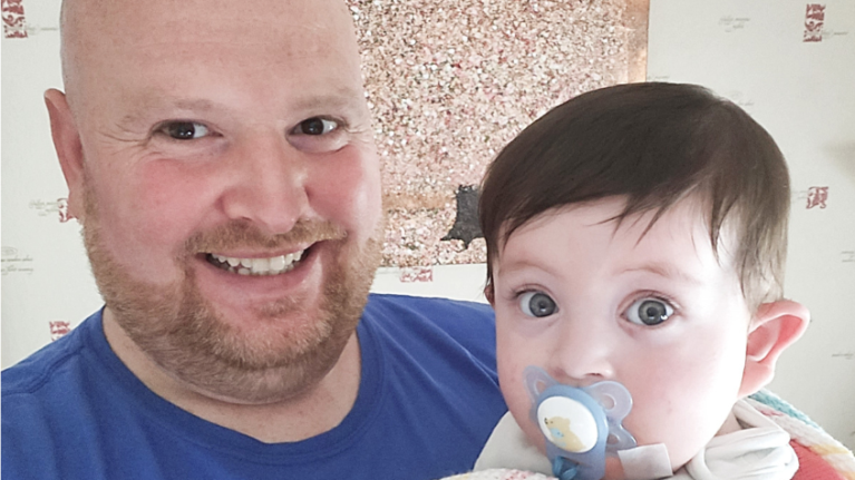 Dad and son